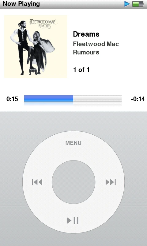 Cupertino theme preview